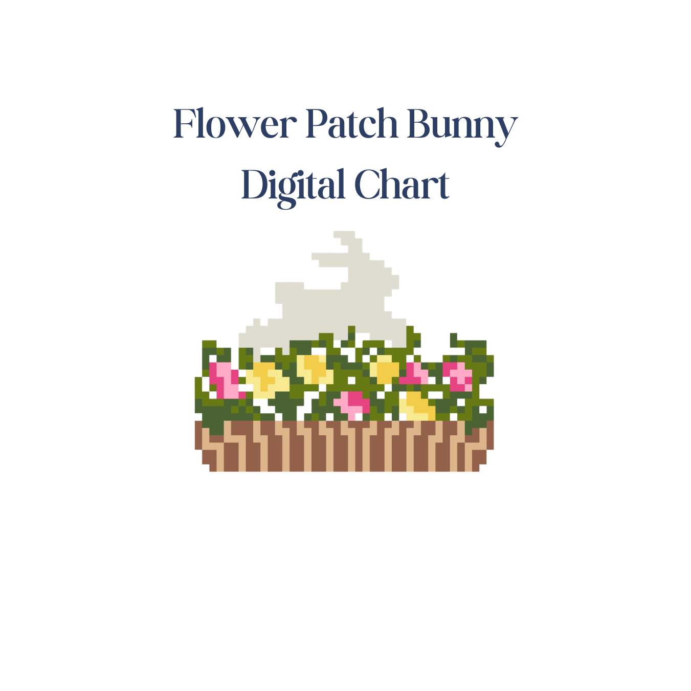 Flower Patch Bunny - Digital Chart