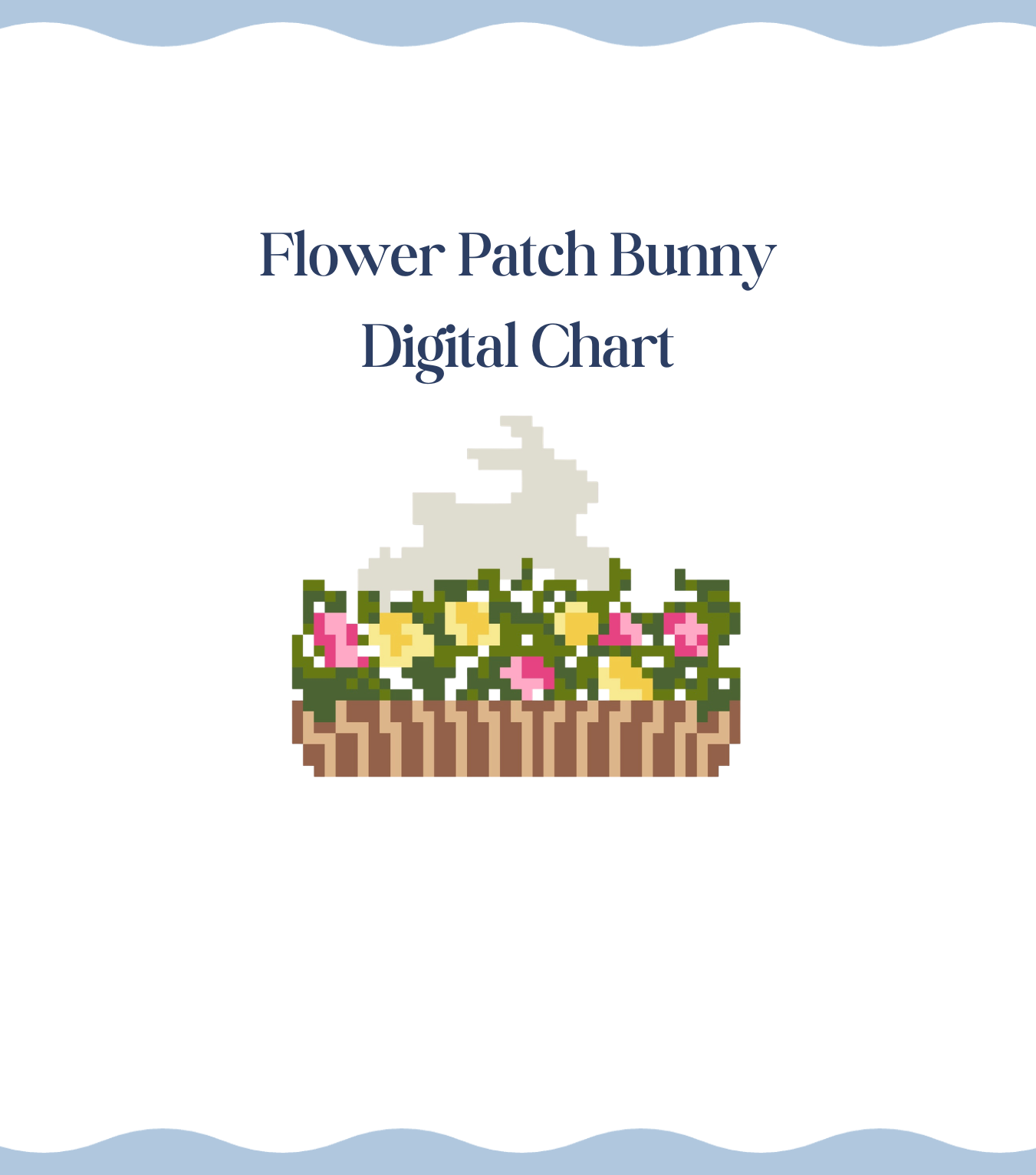 Flower Patch Bunny - Digital Chart