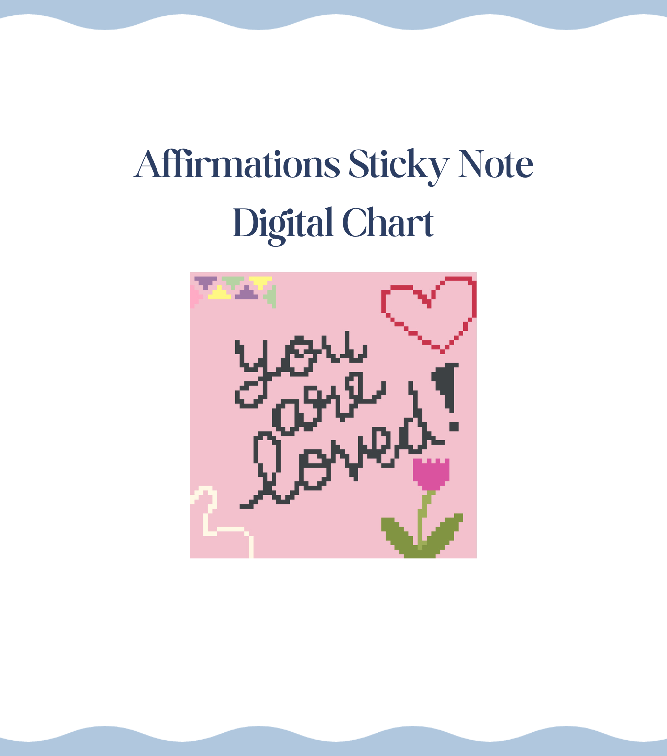 Affirmations Sticky Notes - Digital Charts