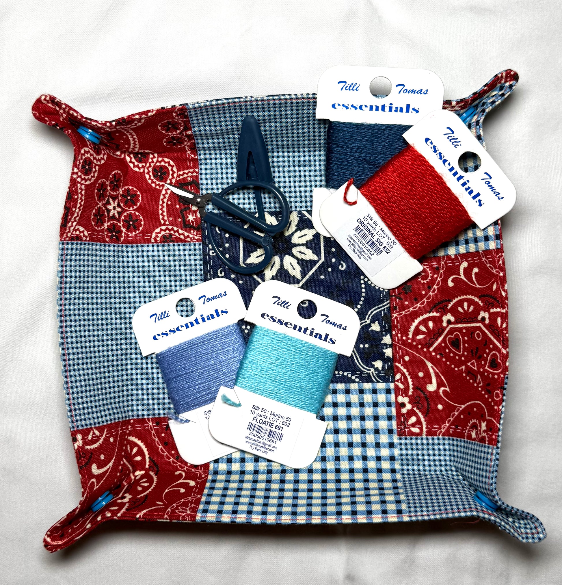 Snap tray with Needle-minder - Special 4th of July Edition