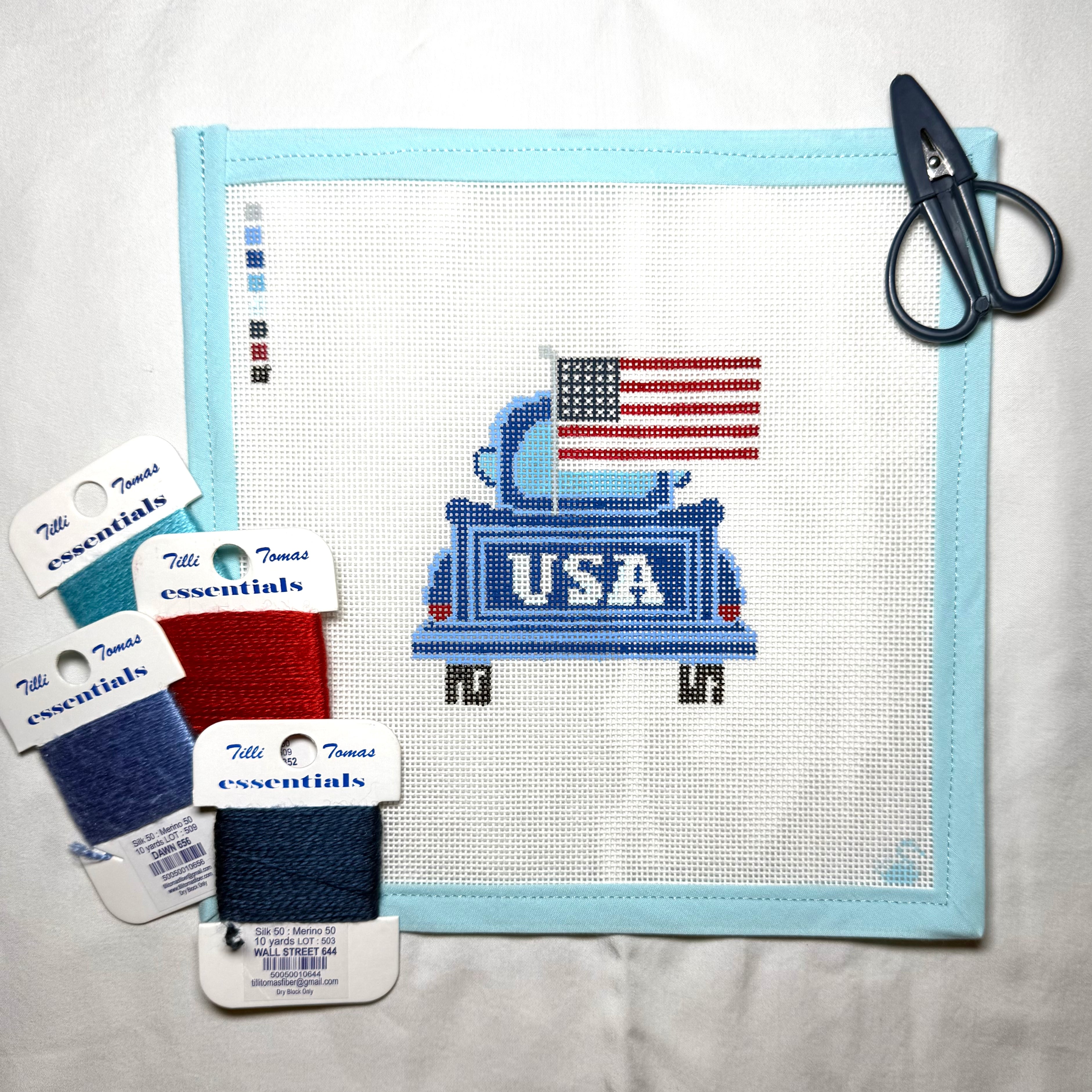USA Flag Truck