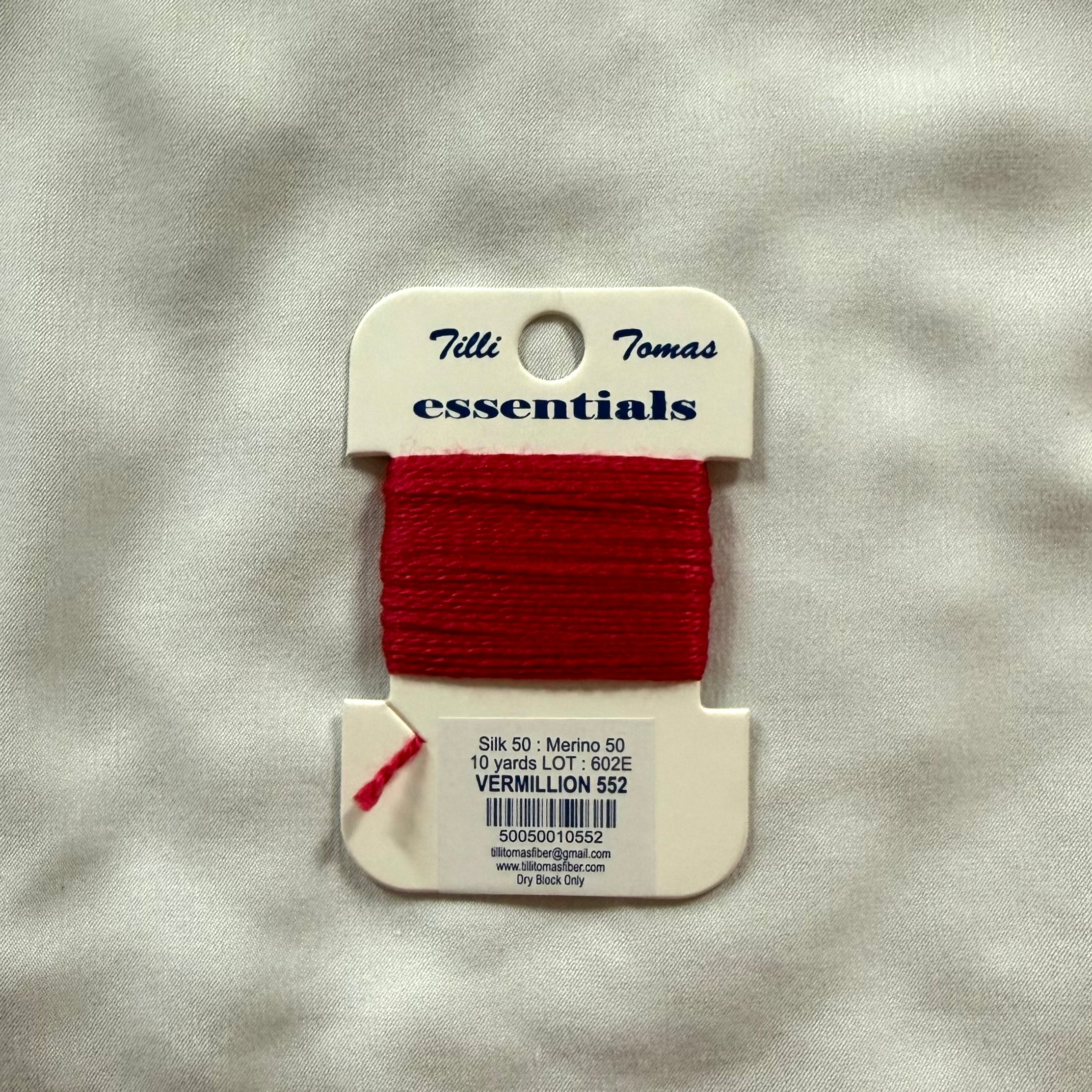 Essentials Card - Vermillion (552)