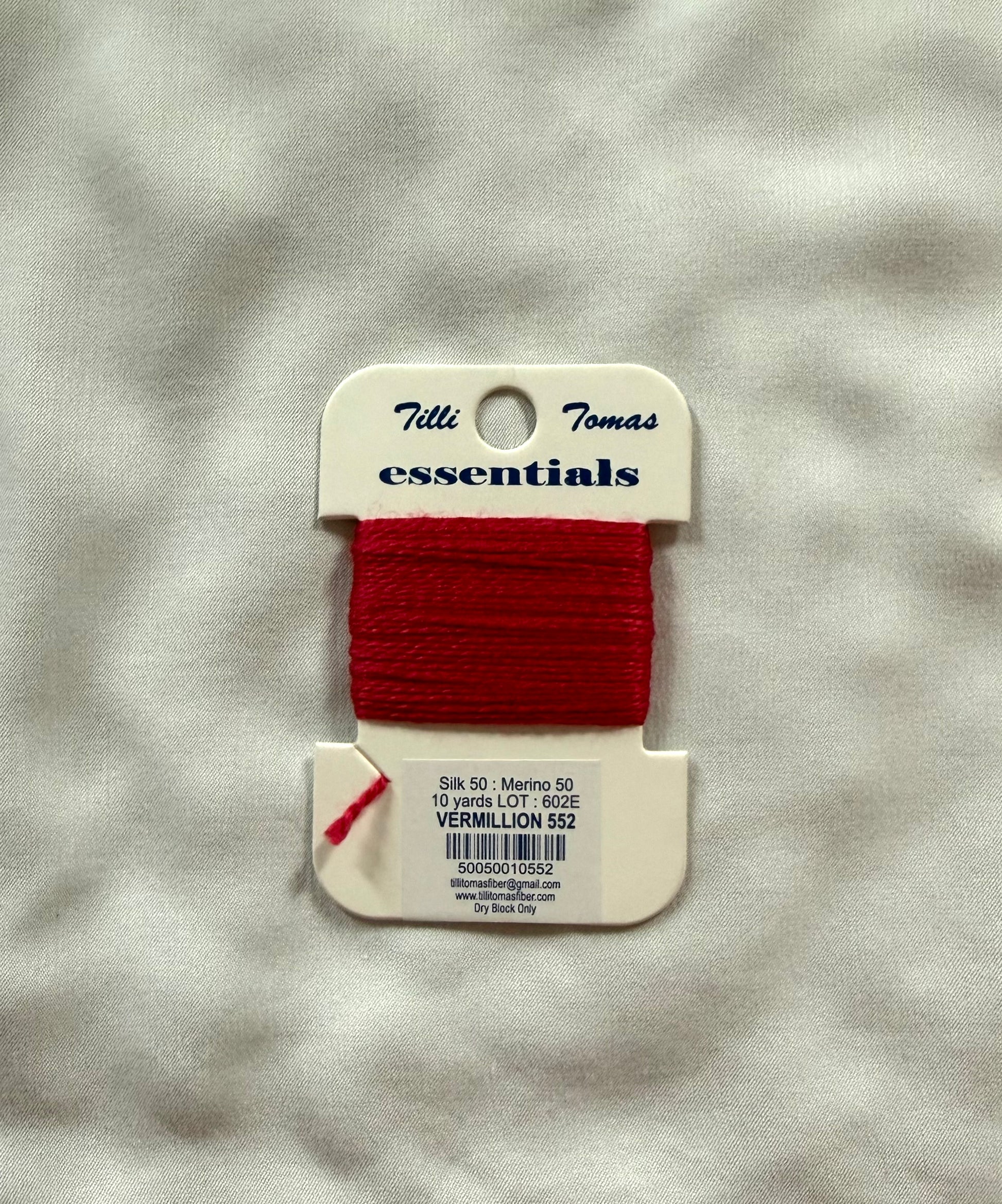 Essentials Card - Vermillion (552)