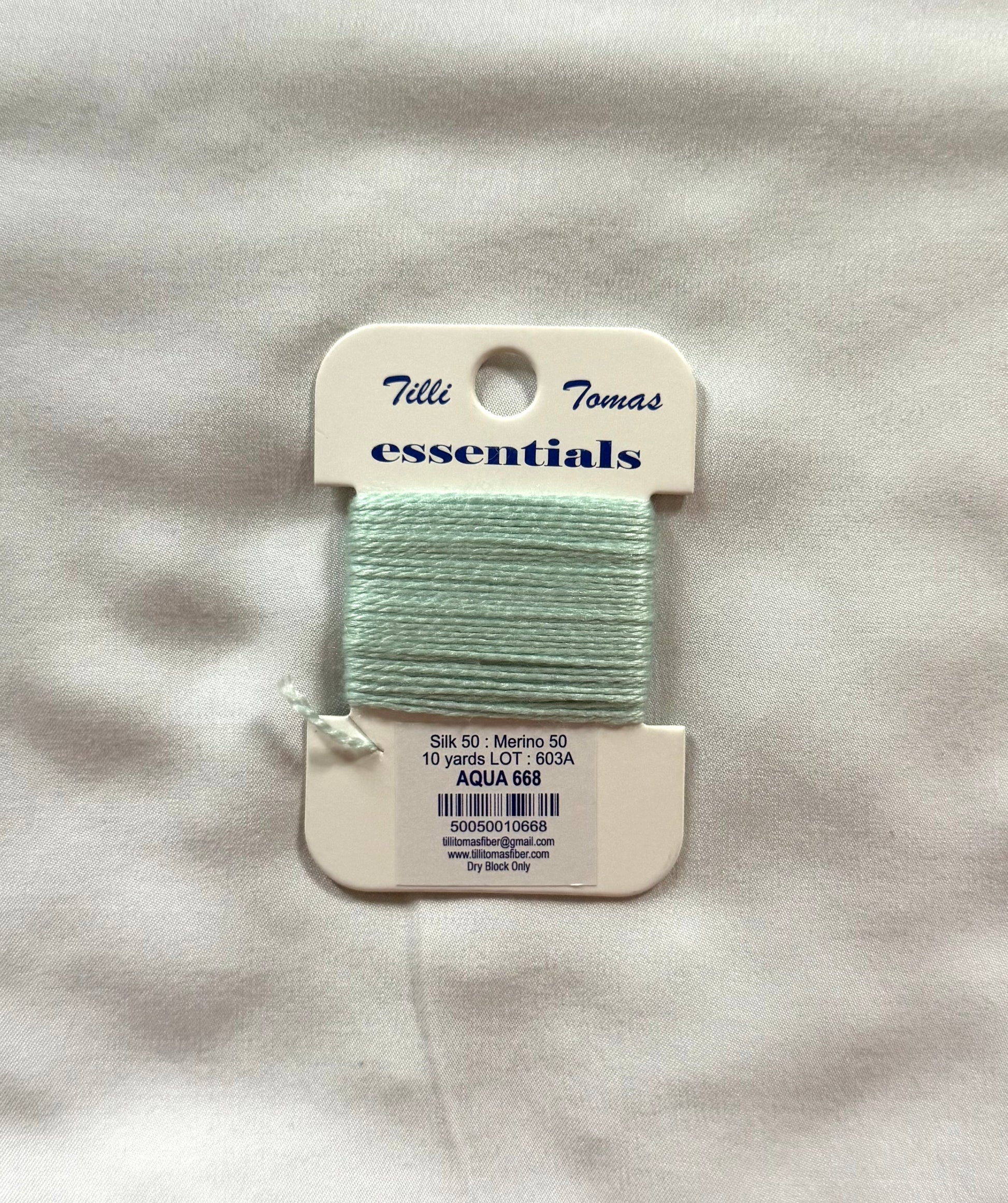 Essentials Card - Aqua (668)
