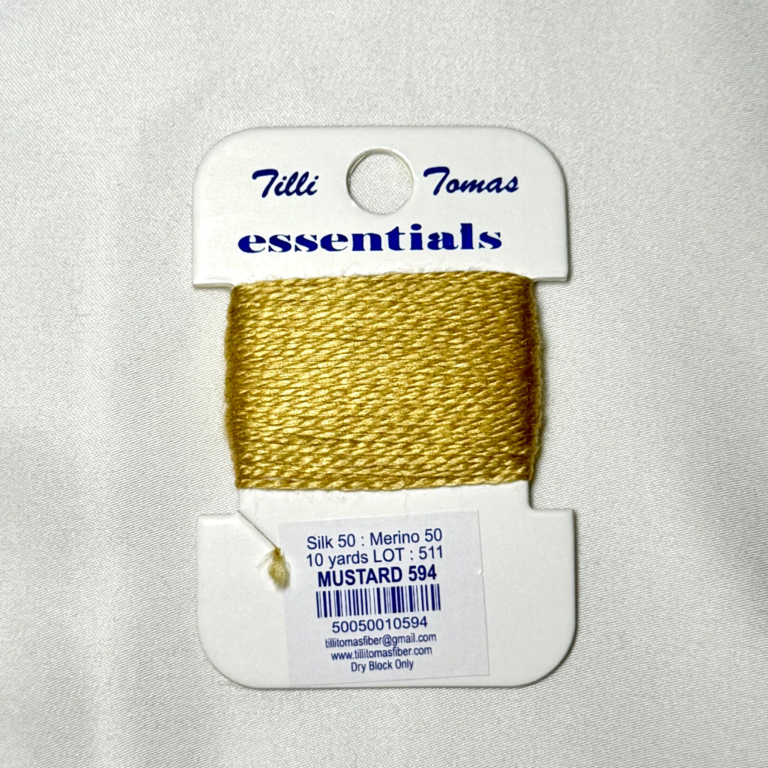 Essentials Card - Mustard (594)
