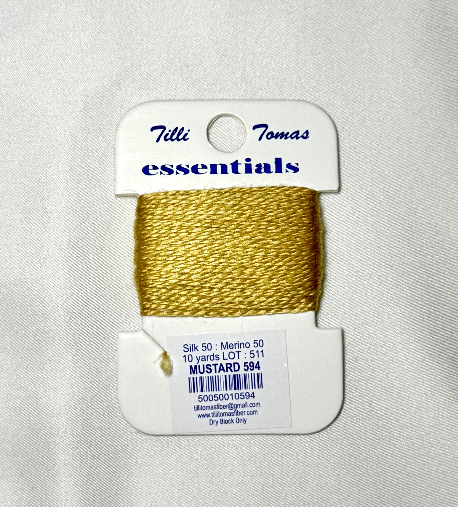 Essentials Card - Mustard (594)