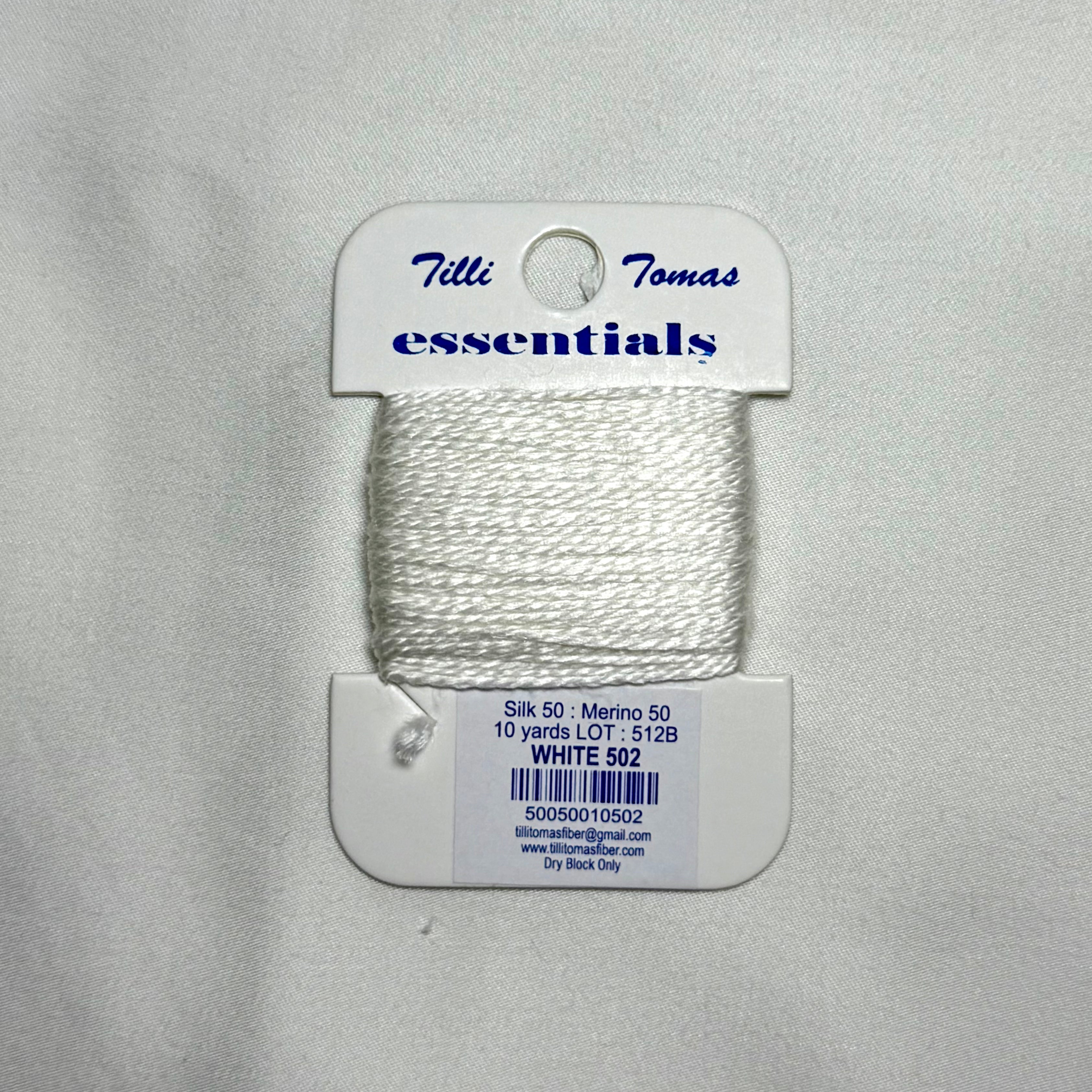 Essentials Card - White (502)