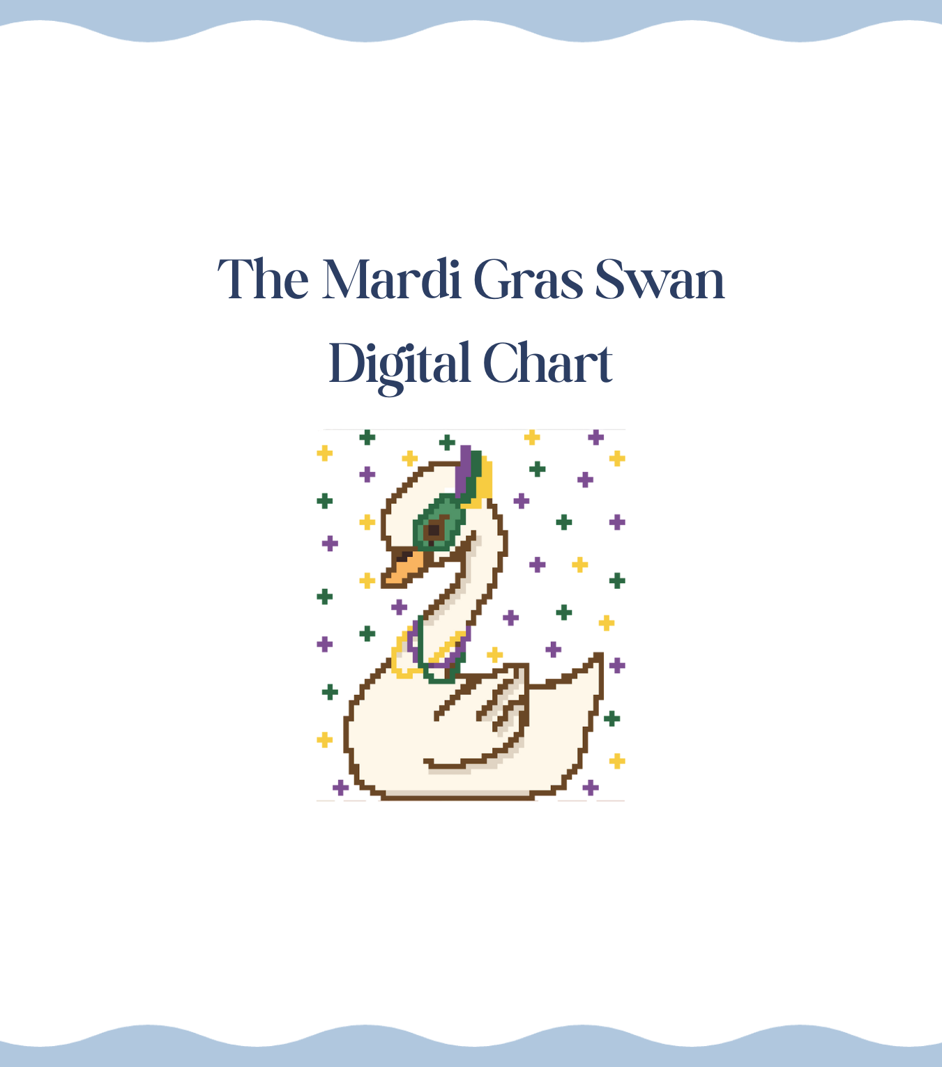 The Mardi Gras Swan - Digital Download
